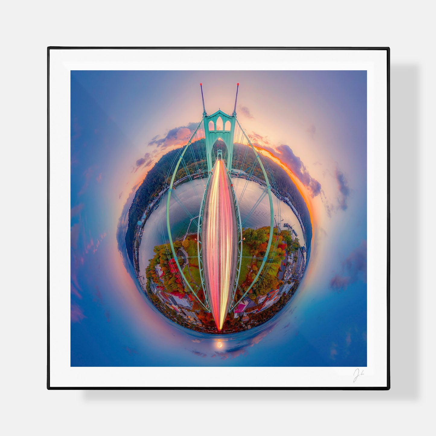 St. Johns Bridge (2024) - Signed Print
