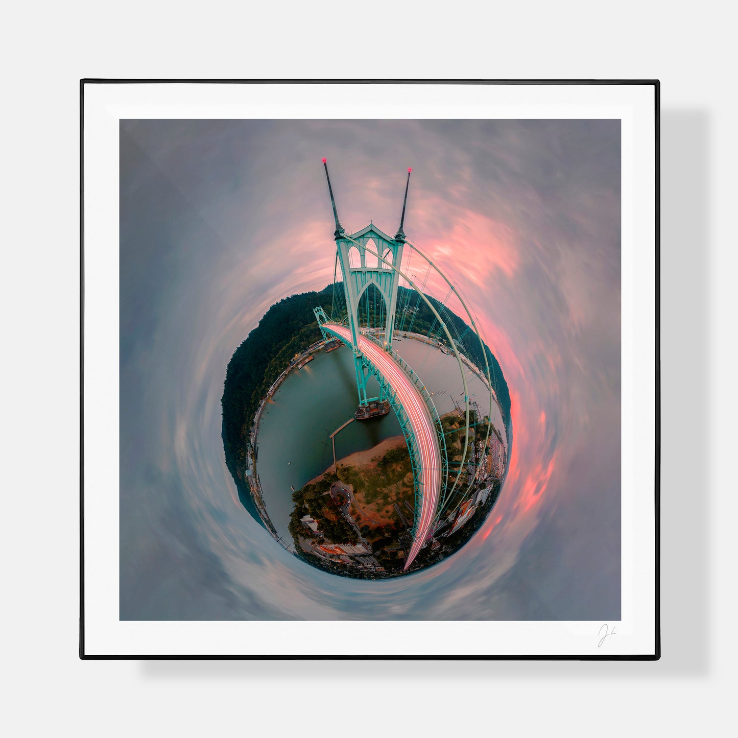 St. Johns Bridge (2022) - Signed Print