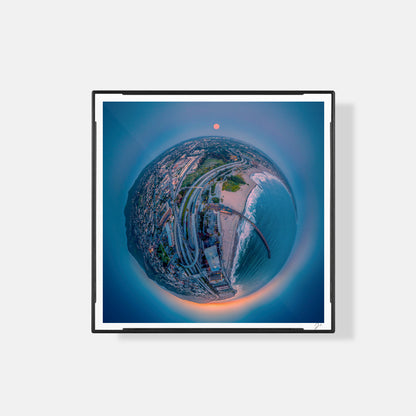 Ventura Pier Beach (2017) - Magnetic Mini Framed Signed Print