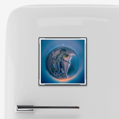 Ventura Pier Beach (2017) - Magnetic Mini Framed Signed Print