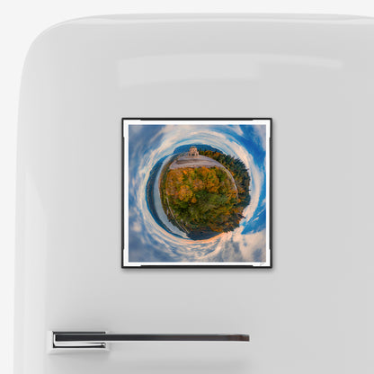 Vista House at Crown Point (2025) - Magnetic Mini Framed Signed Print