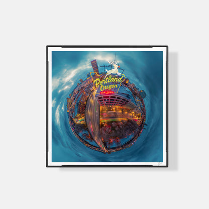 Welcome to Portland (2025) - Magnetic Mini Framed Signed Print