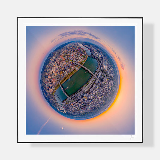 Willamette River Sunrise (2024) - Signed Print