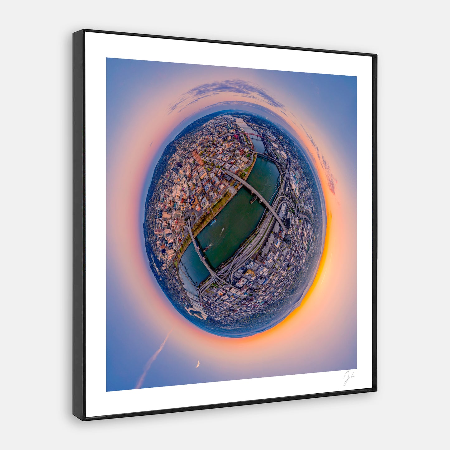 Willamette River Sunrise (2024) - Signed Print
