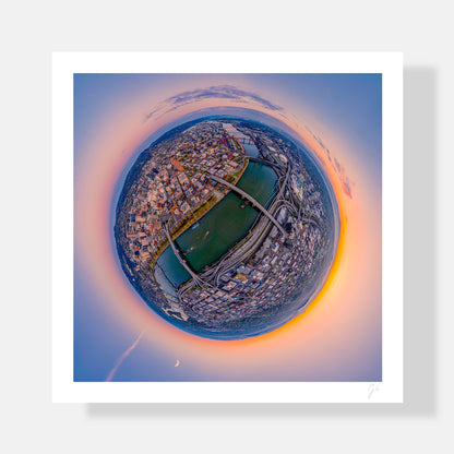 Willamette River Sunrise (2024) - Signed Print