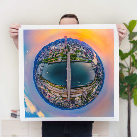 Willamette River Sunset (2024) - Signed & Numbered Museum Grade Print