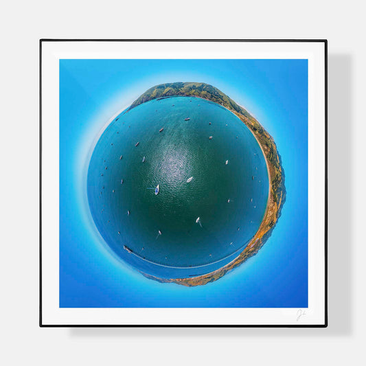 Lil' Planets 8x8" (Small) / + Black Signature Frame w/ Real Glass Avila Beach (2024) - Signed Archival Print