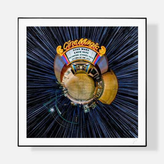 Lil' Planets 8x8" (Small) / + Black Signature Frame w/ Real Glass CineMagic (2024) - Signed Archival Print