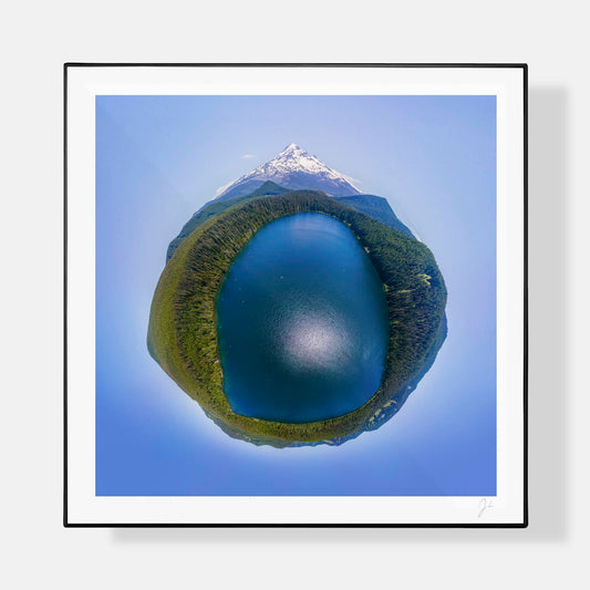 Lil' Planets 8x8" (Small) / + Black Signature Frame w/ Real Glass Lost Lake (2021) - Signed Archival Print