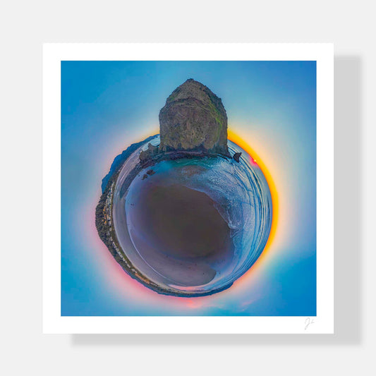 Lil' Planets 8x8" (Small) / Print Only Haystack Rock (2025) - Signed Archival Print