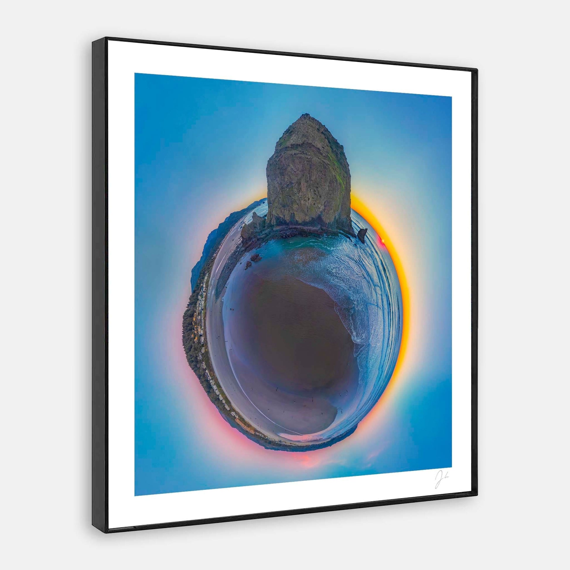 Lil' Planets Haystack Rock (2025) - Signed Archival Print