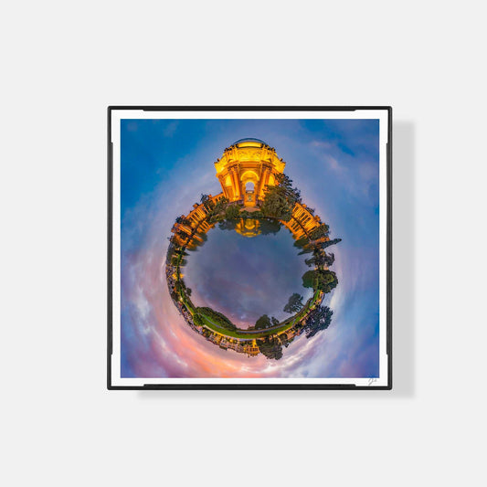 Lil' Planets Palace of Fine Arts (2024) - Magnetic Mini Framed Signed Print