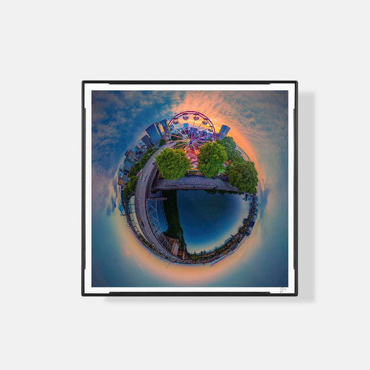 Lil' Planets Portland Rose Festival (2024) - Magnetic Mini Framed Signed Print