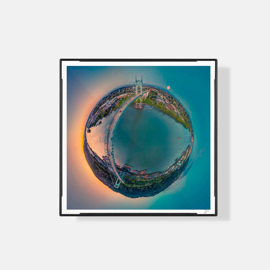 Lil' Planets St. Johns (2025) - Magnetic Mini Framed Signed Print