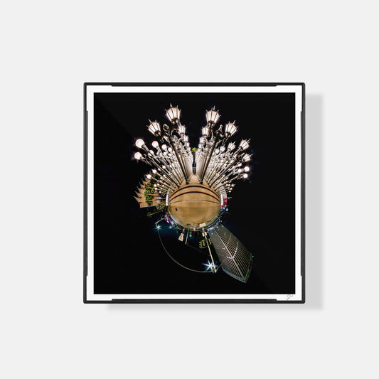 Lil' Planets Urban Light (2024) - Magnetic Mini Framed Signed Print
